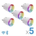 Bild av Shelly Plus Plug S, 5-pack, vit