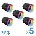 Bild av Shelly Plus Plug S, 5-pack, svart