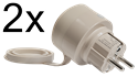 Visa Detaljer för 2 x Utomhuskontakt, Effektmätning, WiFi, Matter, Shelly Outdoor Plug S Gen3 Bild av 2 x Utomhuskontakt, Effektmätning, WiFi, Matter, Shelly Outdoor Plug S Gen3